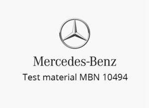 Test material Mercedes MBN