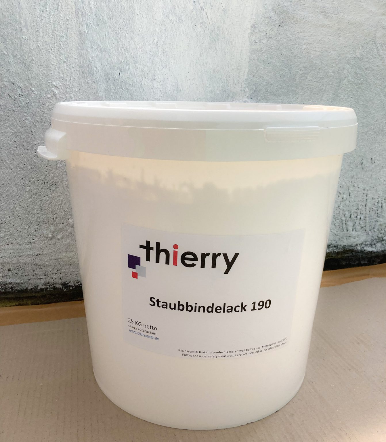 dust binding paint temperature resistant up to 190 °C Thierry GmbH